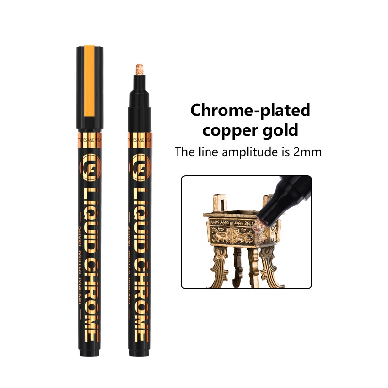 Bút Sơn Mạ chrome / Bạc / Vàng Chống Thấm Nước Kích Thước 1mm / 2mm / 3mm