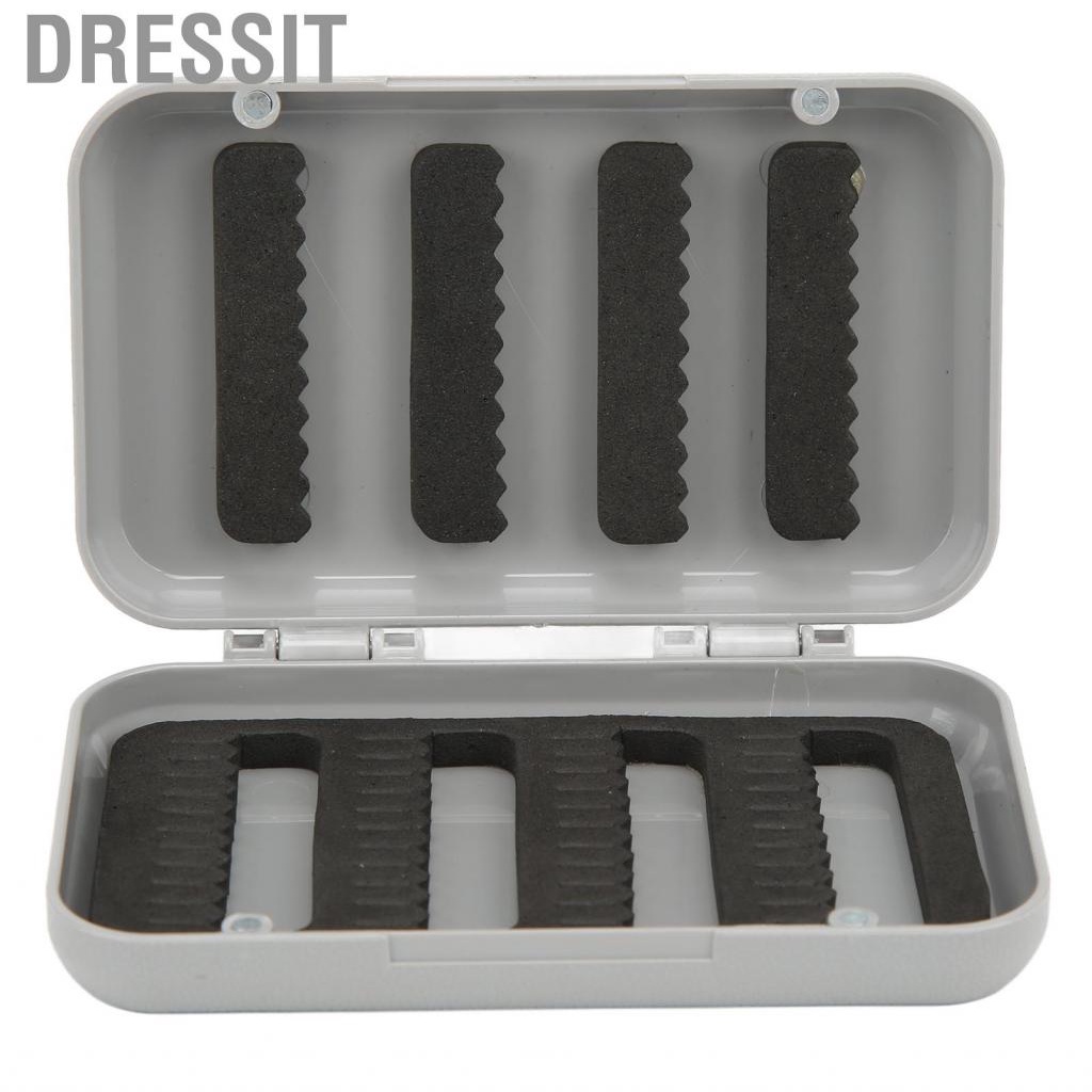 Dressit Fly Fishing Lure Box Double Sided ABS for Lake