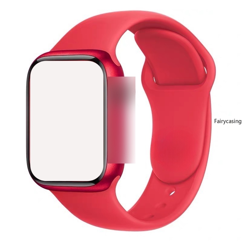 Silicone Dây Đeo Silicon Thay Thế Cho Đồng Hồ Thông Minh AW watch ultra 2 band 49mm 44mm 40mm 45mm 41mm 42mm 44 45 mm i-watch series 9 7 8 se 3 5 6