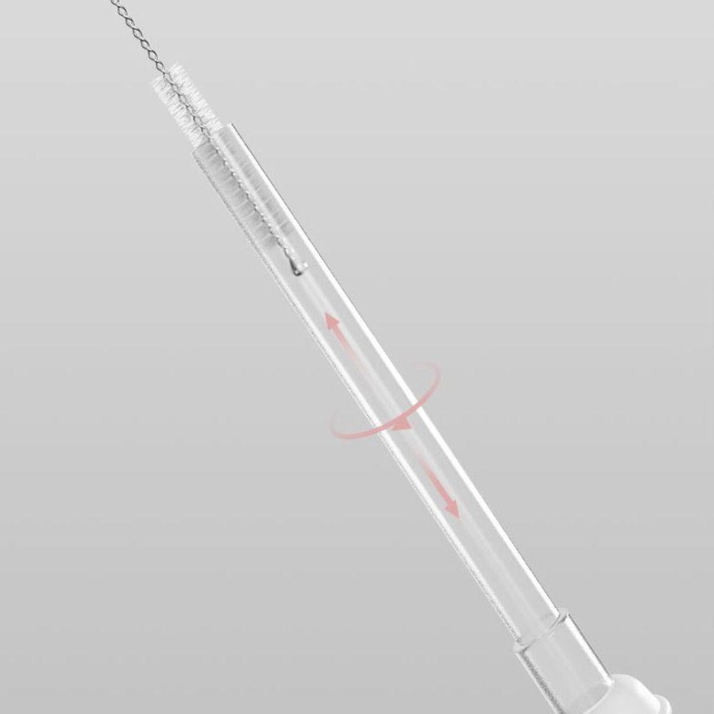 Bộ Cọ silicone Làm Sạch Bình Sữa Em Bé Thiết Kế Tay Cầm Dài Xoay 360 Độ