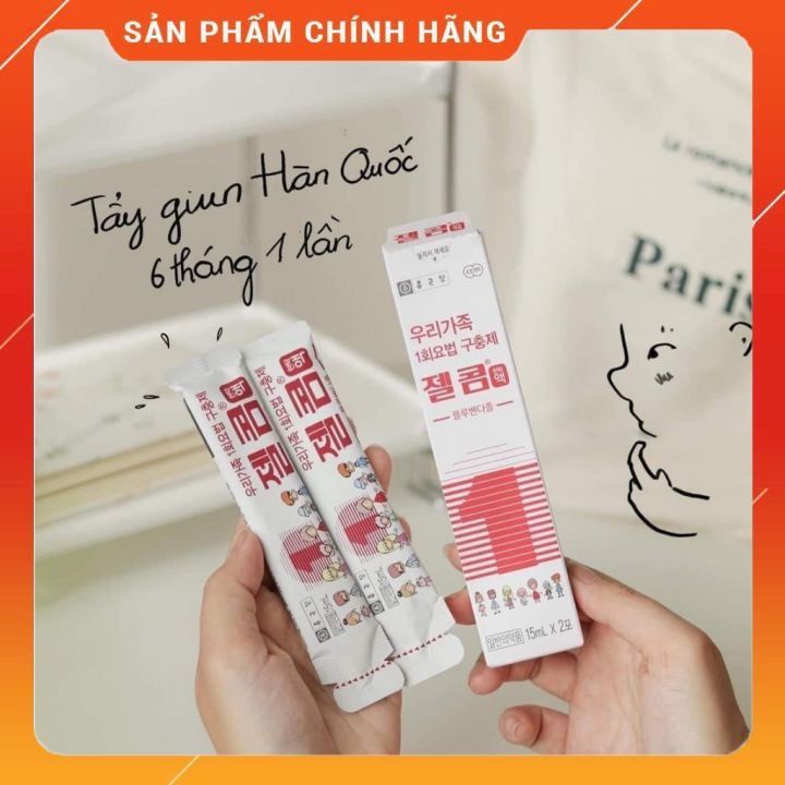 Tẩy Giun Chính Hãng Hàn Quốc Zelcom