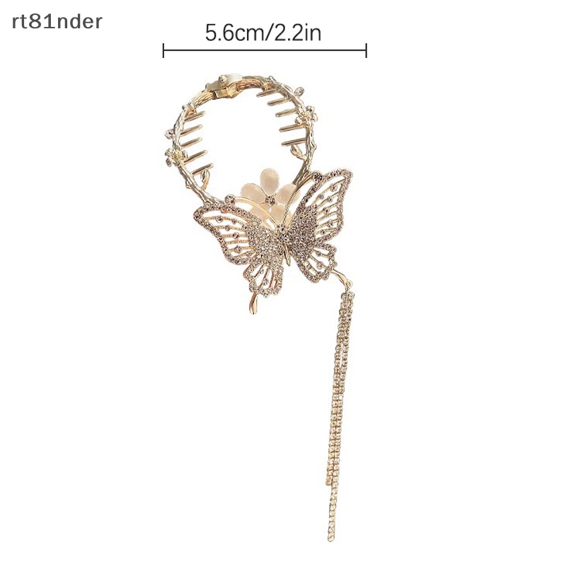 Rt Kẹp Tóc Hình Bướm / Hoa Lan / Thiên Nga Đính Ngọc Trai Thời Trang Cho Nữ