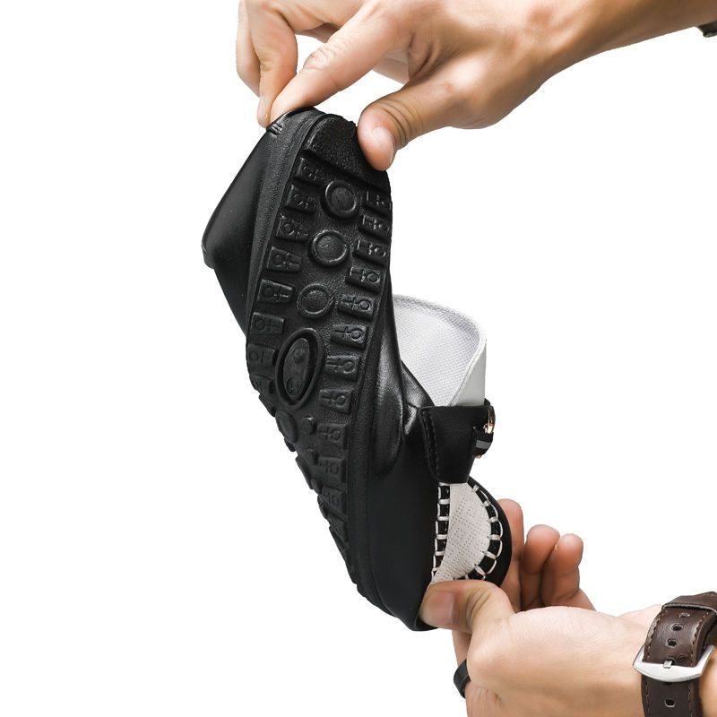 Mới Giày Lười Da Mềm Thoáng Khí Thời Trang Cho Nam