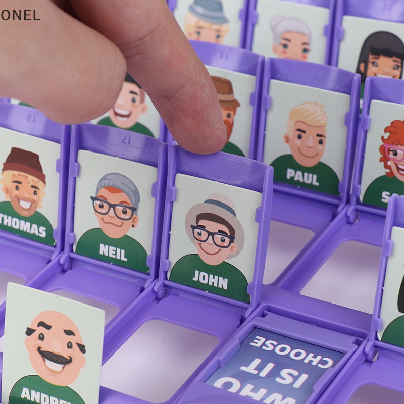 Bộ Đồ Chơi board game onel who is it family Đoán Bàn Vui Nhộn montessori Giảm Căng Thẳng