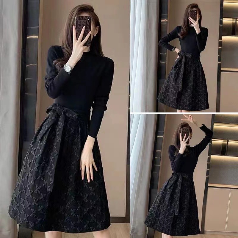 Mới Đầm Đen Phong Cách Trung Hoa Thời Trang Cao Cấp Cho Nữ