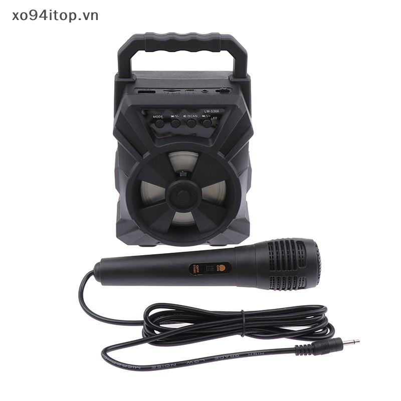 Loa xoitop karaoke Không Dây Kèm Micro Chất Lượng Cao