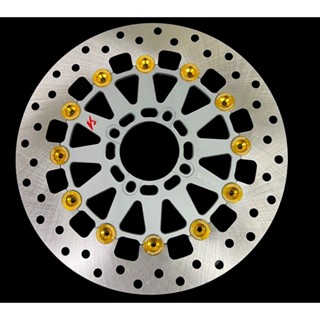 Đĩa thắng trước King Drag V2 267 lồng nhôm xám khoen vàng