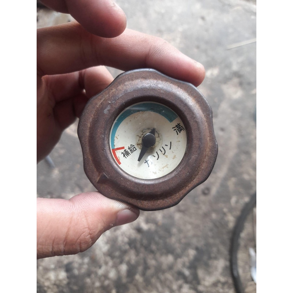 Nắp bình xăng kèm báo xăng zin honda cub, chaly ..vv (hàng tháo xe)