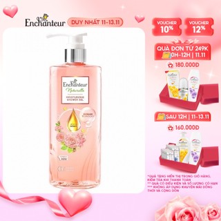 Sữa tắm dưỡng da Enchanteur Naturelle hương hoa hồng Pháp 510ML