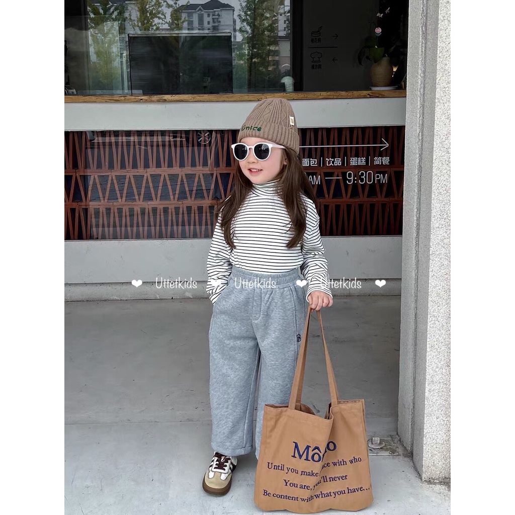 MŨ LEN PHONG CÁCH HÀN QUỐC DÀNH CHO BÉ GÁI VÀ BÉ TRAI VÀNH 49-52CM