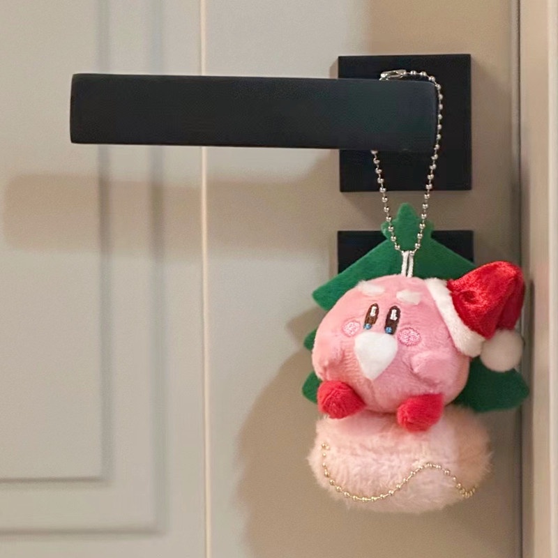 Búp Bê Nhồi Bông Hình Ông Già Noel kts kirby Trang Trí Cây Thông Giáng Sinh Cho Bé Gái