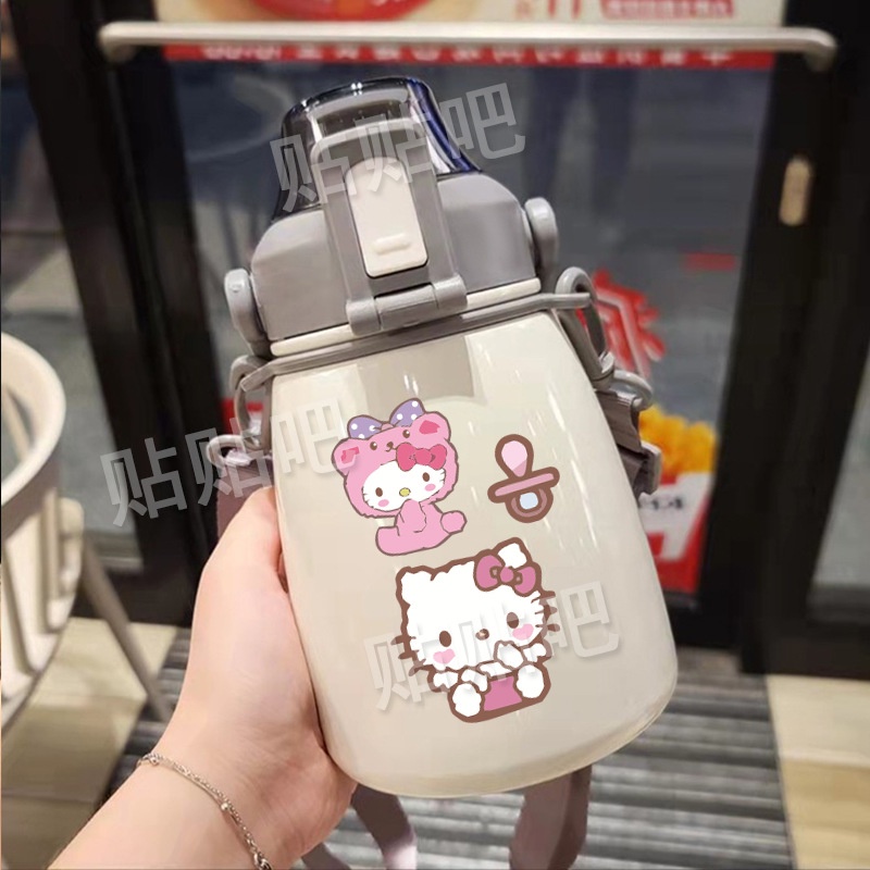 1 Bộ!!!! set 1 Món Phụ Kiện Nhãn Dán Hoạt Hình melody Cỡ a4 Chống Nước Trang Trí Thân Xe Hơi / laptop / Mũ Bảo Hiểm / Xe Máy