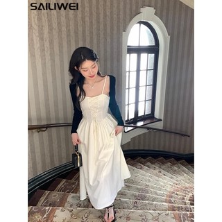SAILIWEI Chic váy nữ Đầm Body Cho thời váy Fashion Fashion Cute Vintage A92M0TN 45Z231111