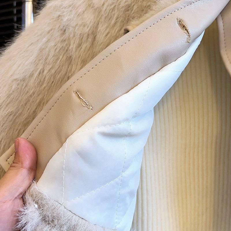 SET ÁO KHOÁC LÔNG PHỐI CHÂN VÁY DA XẾP LY SANG CHẢNH CHO BÉ- HÀNG QCCC