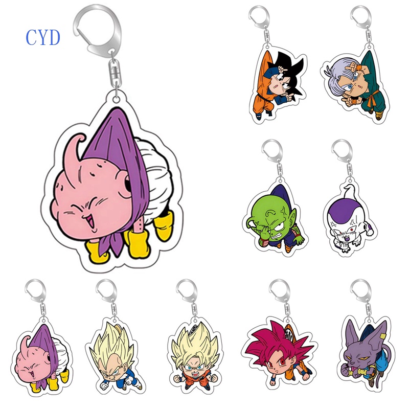 Móc Khóa Hình Nhân Vật goku super saiyan Trong Phim Hoạt Hình dragon ball