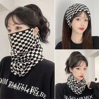 Khăn Choàng Che Mặt Và Cổ Dày Dặn Giữ Ấm Chống Lạnh Thời Trang Thu Đông Phong Cách Hàn Quốc Cho Nữ Ốp