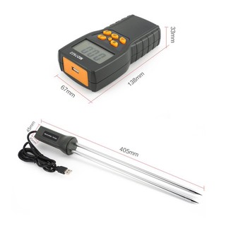 【adorb2】MD7822 Digital Grain Moisture Meter Temperature Thermometer Humidity Tester