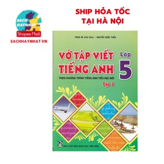 Sách - Vở tập viết tiếng anh lớp 5 tập 2