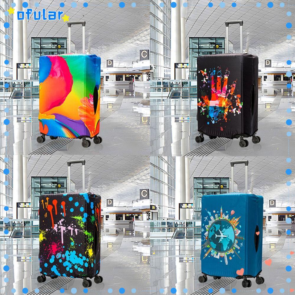 Ular Vỏ Bọc Va Li Du Lịch polyester Dày Dặn 20-29 inch Chống Bụi In Họa Tiết graffiti Nhiều Màu Sắc