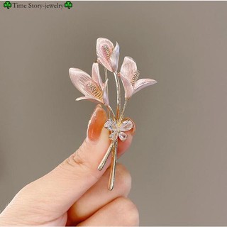 Trâm cài bướm Lily có khí chất nữ tính, phụ kiện pin tinh tế thanh lịch và cao cấp, quần áo thích hợp, corsage  ghim cài áo  Trâm cài quần