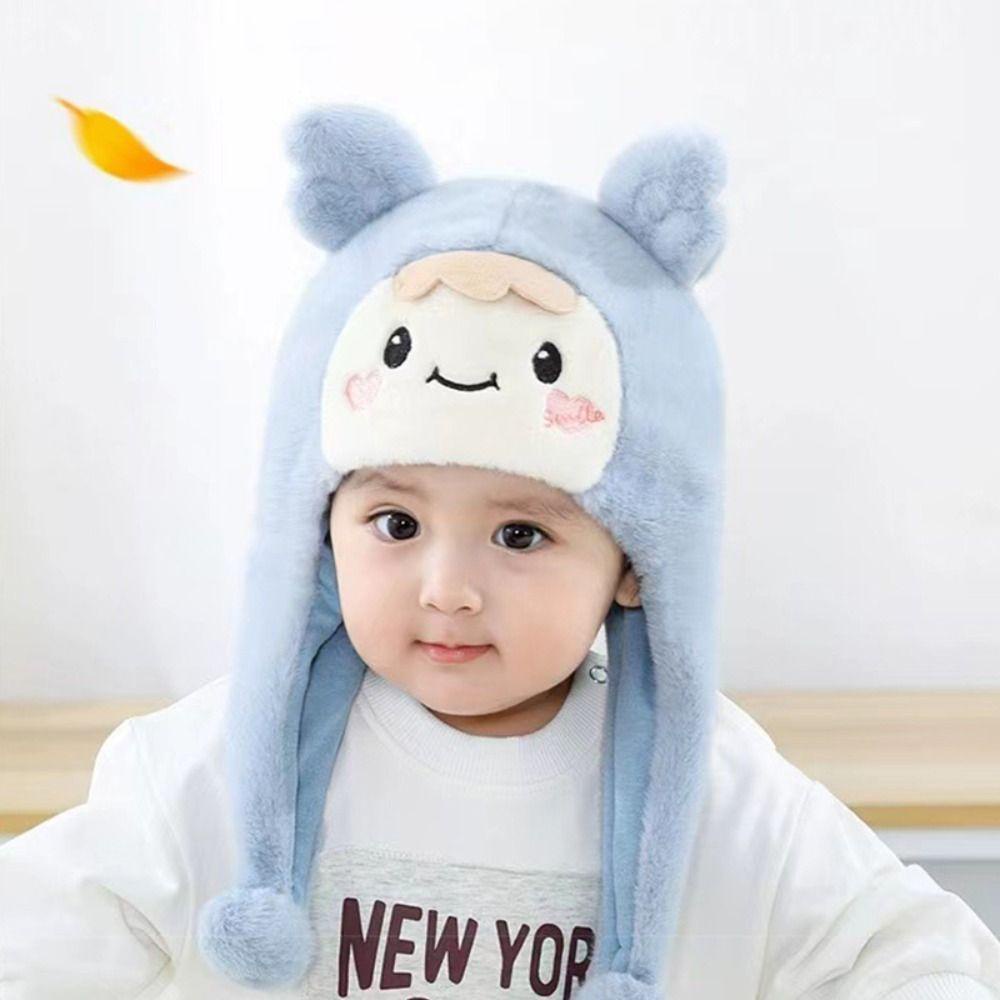 Mũ Trùm Đầu Chống Gió Giữ Ấm Tai Chất Lượng Cao Cho Bé 2-15 Tháng Tuổi