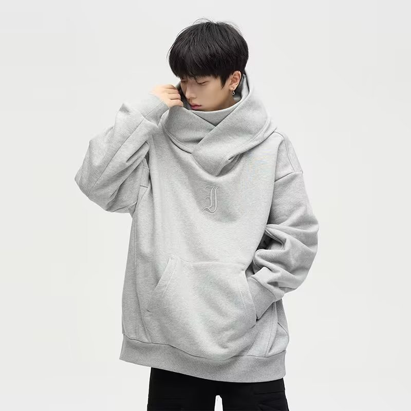 Áo Khoác Hoodie Cổ Lọ In Hình ninja Thời Trang Thu Đông Cho Cặp Đôi