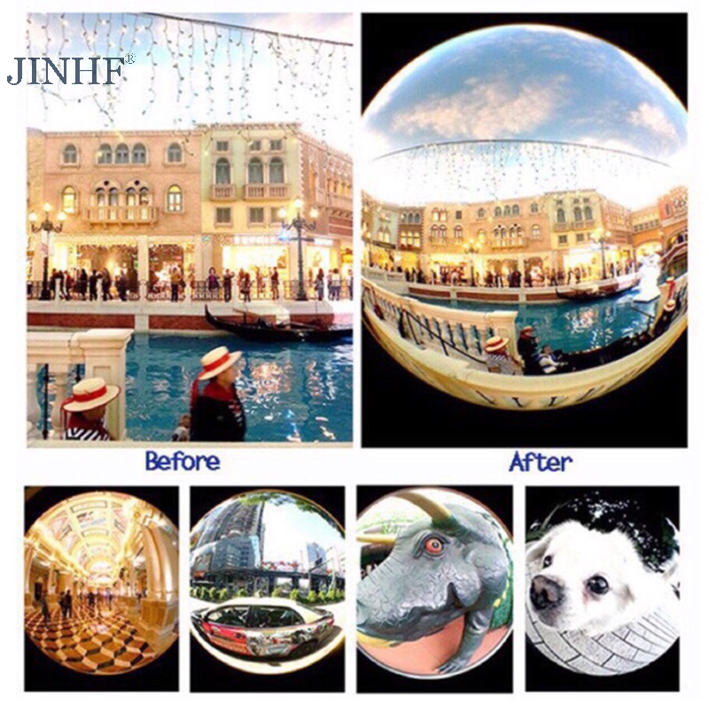 Jinhf Bộ Ống Kính 3 Trong 1 fish Eye Cho Điện Thoại Thông Minh | BigBuy360 - bigbuy360.vn