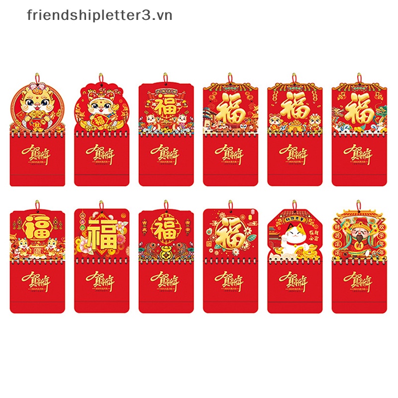 Lịch Năm Mới 2024 mini Để Bàn Trang Trí