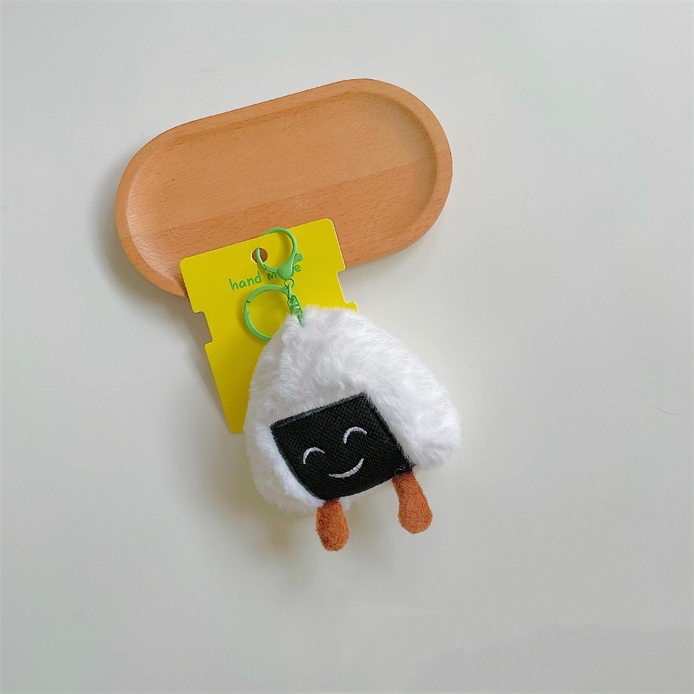 Hoạt Hình Móc Khóa Hình Cơm Nắm Gấu Bông Đáng Yêu