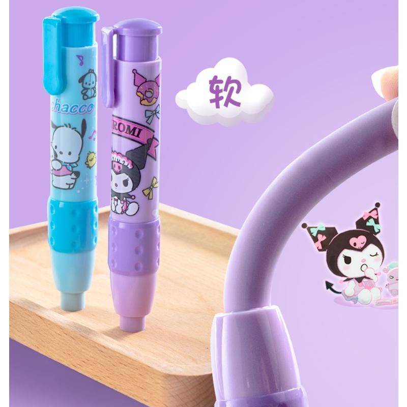 Tẩy Bút Chì 3 Trong 1 sanrio mymelody kuromi cinnamoroll pochacco Mới Lạ Làm Quà Tặng Cho Trẻ Em / Văn Phòng