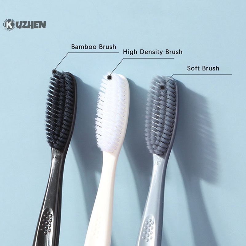 Kuzhen 1 Bàn Chải Đánh Răng Lông Siêu Mềm Chăm Sóc Răng Miệng Loại Bỏ Vết Bẩn Cà Phê Cho Nam Và Nữ Bán Chạy
