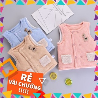 Rập giấy may áo gile bông cho bé