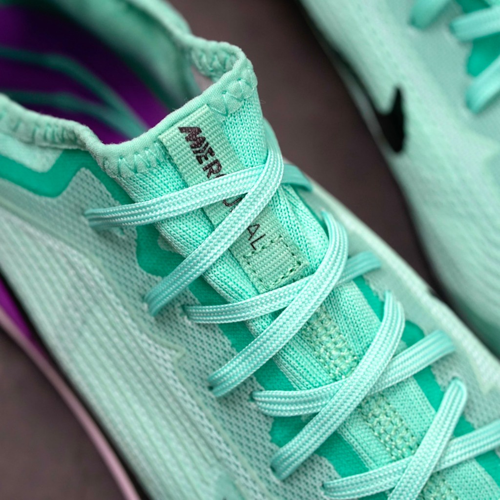 Giày bóng đá Air Zoom Mer Vapor 15 Pro Xanh Ngọc, giày đá banh cỏ nhân tạo nam đã khâu đế - 2EVSHOP