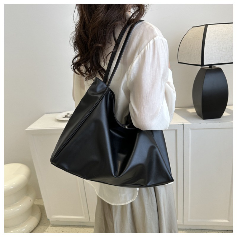 Túi xách nữ tote công sở văn phòng to đeo vai đi học đi làm 2023NEW Quyến rũ Vintage Korean thích hợp sử dụng hàng ngày