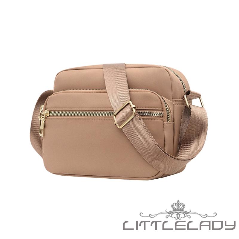 Túi Đeo Chéo Nhiều Ngăn Khóa Kéo Thời Trang Cho Nữ