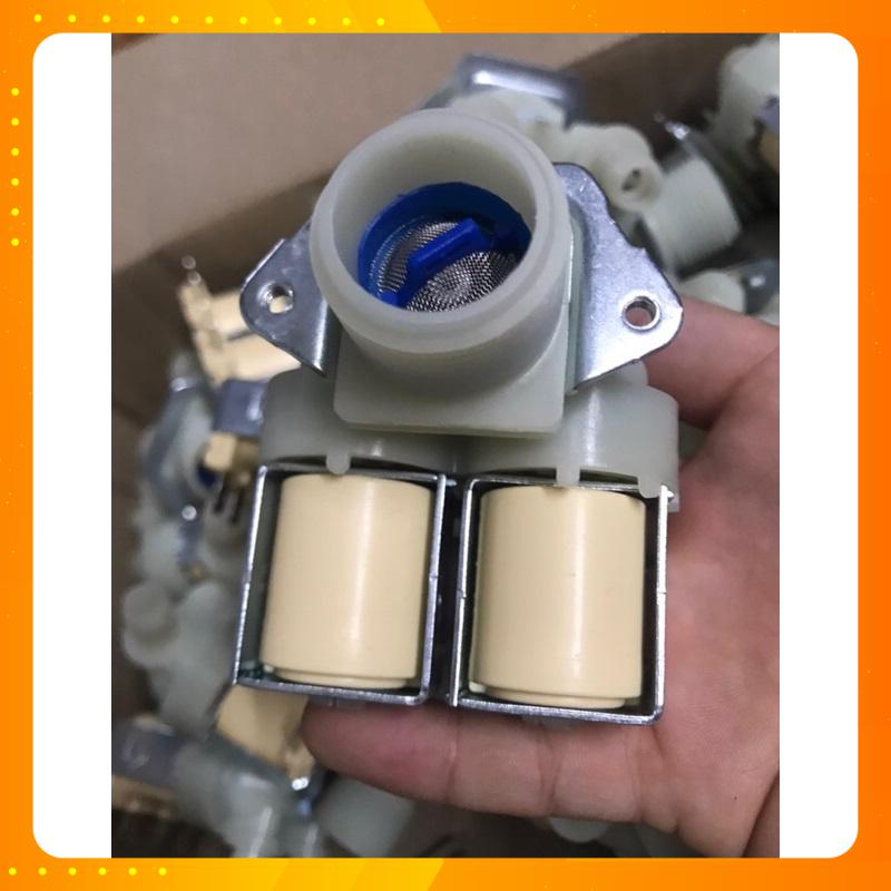 Van cấp đôi máy giặt LG Samsung 220V valve điện từ cấp nước mg sámung  hàng Mới