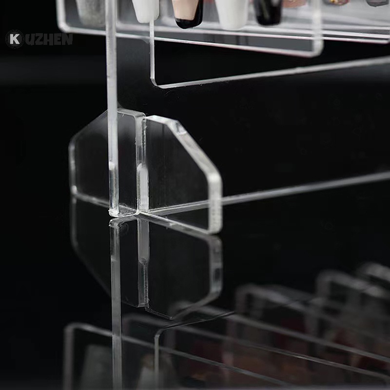 Kuzhen ins Móc acrylic Trong Suốt Trưng Bày Móng Tay Giả Mẫu Màu Sắc Bán Chạy