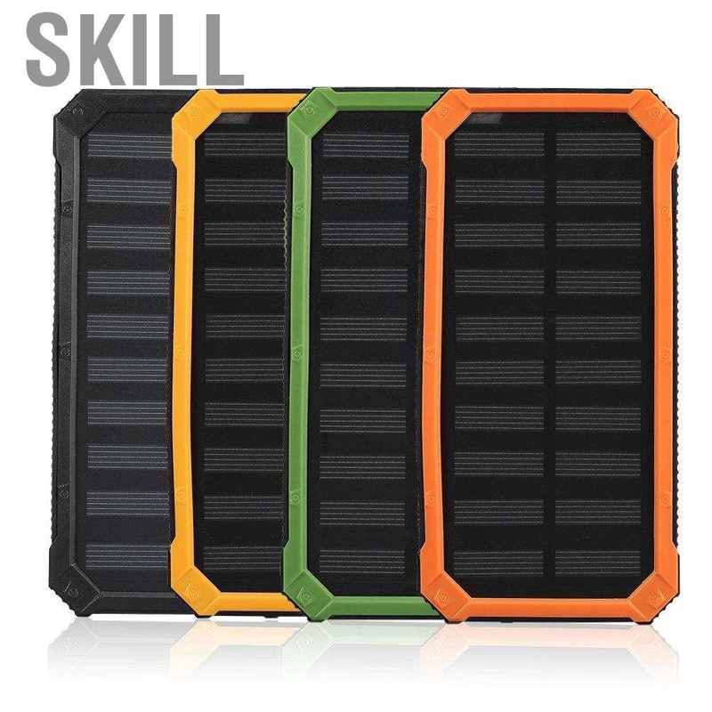 Pin Sạc Dự Phòng Năng Lượng Mặt Trời 20000mAh (Không Bao Gồm Pin)