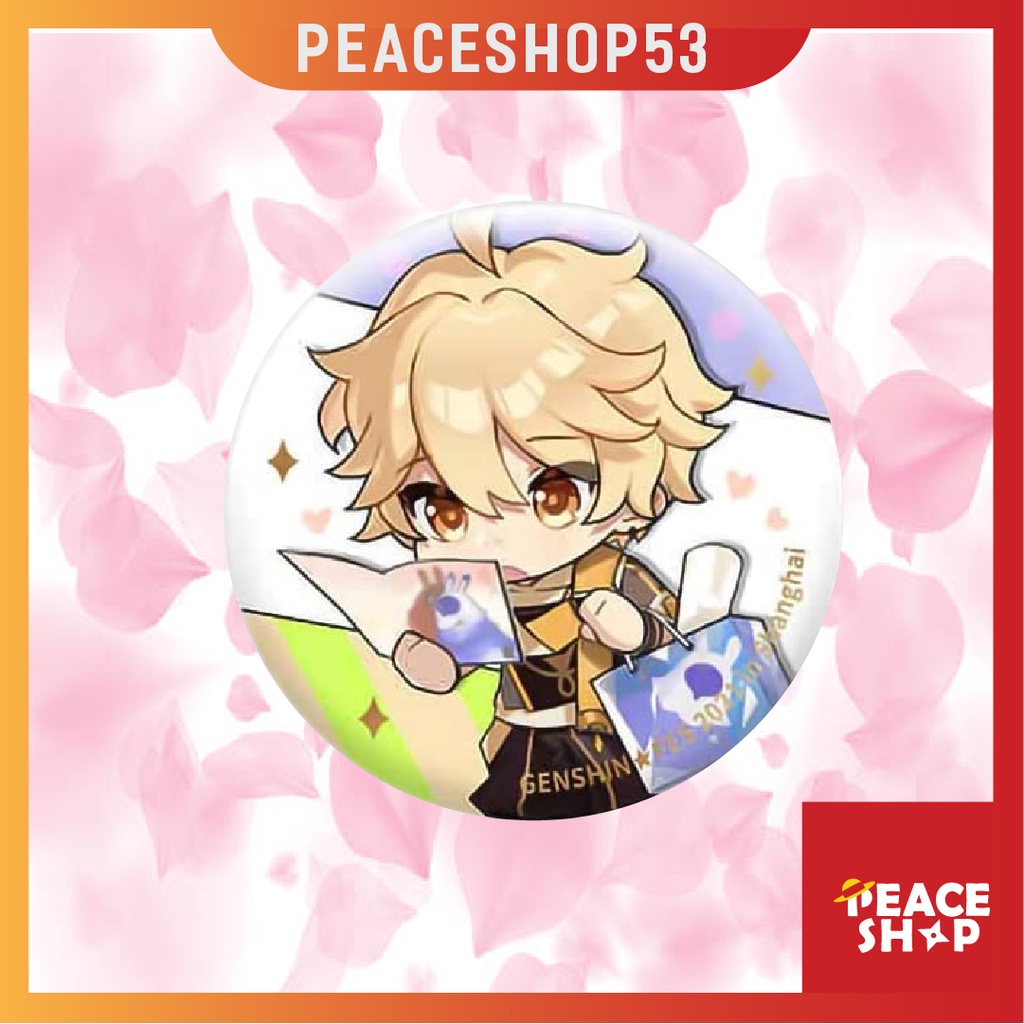 Huy hiệu Genshin Impact Lấp Lánh Huy Hiệu Game Genshin Impact Phụ Kiện Anime Manga Ver 7 HH11