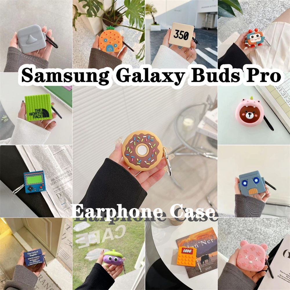 Vỏ Bảo Vệ Hộp Sạc Tai Nghe samsung galaxy buds pro no.2 Bằng Silicon Mềm Hình shiba inu