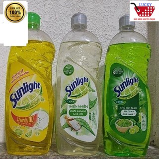 Chai Nước rửa chén Sunlight 380ml chai - Siêu Sạch-Giao màu ngẫu nhiên