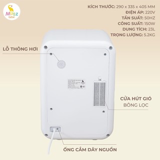 Máy tiệt trùng bình sữa Moaz BéBé MB073