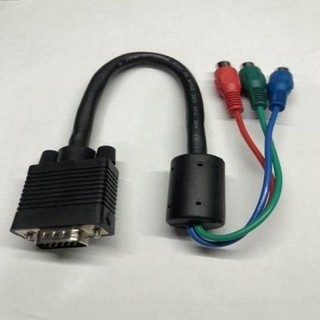 Cáp chuyển vga ra av 3 đầu hoa sen đầu cái