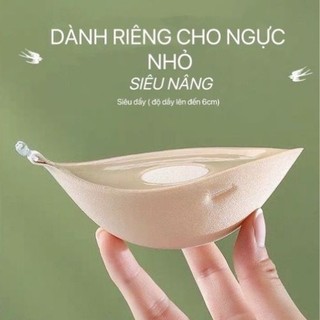 Áo dán nâng ngực cài trước dày 3cm và 6cm tạo khe siêu độn quyến rủ tặng kèm dây trong loại 1 TTHAO STORE