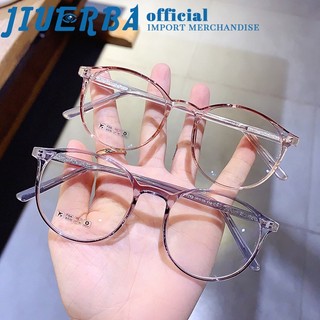 JIUERBA Kính Chống Bức Xạ / Ánh Sáng Xanh Máy Tính Có Thể Thay Thế Kính / Nửa Gọng Kim Loại Chất Lượng Cao