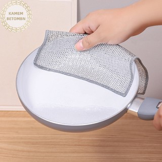 Khăn lau chén dĩa bằng sợi thép không gỉ