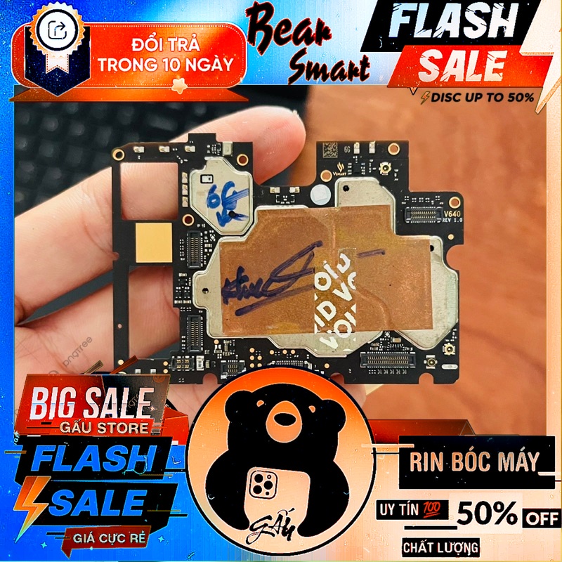 Main Xác Vsmart Live 4 Lấy Linh Kiện Sửa Chửa / Main Phế / Main Mất nguồn