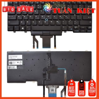 Phím cho laptop dell latitude e5450 e5470 e7450 e7470, latitude 5480 e5480 5490 e5490 7480 e7480 7490 e7490(có chuột,đèn