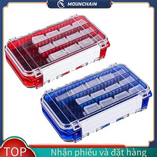 Hộp đựng mồi câu cá chống thấm nước chia ngăn điều chỉnh được