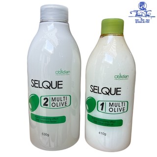 Cặp uốn tóc Olive Selque Obsidian cao cấp 410g/530g